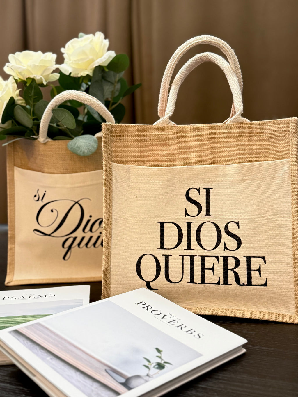 SI DIOS QUIERE TOTE BAG