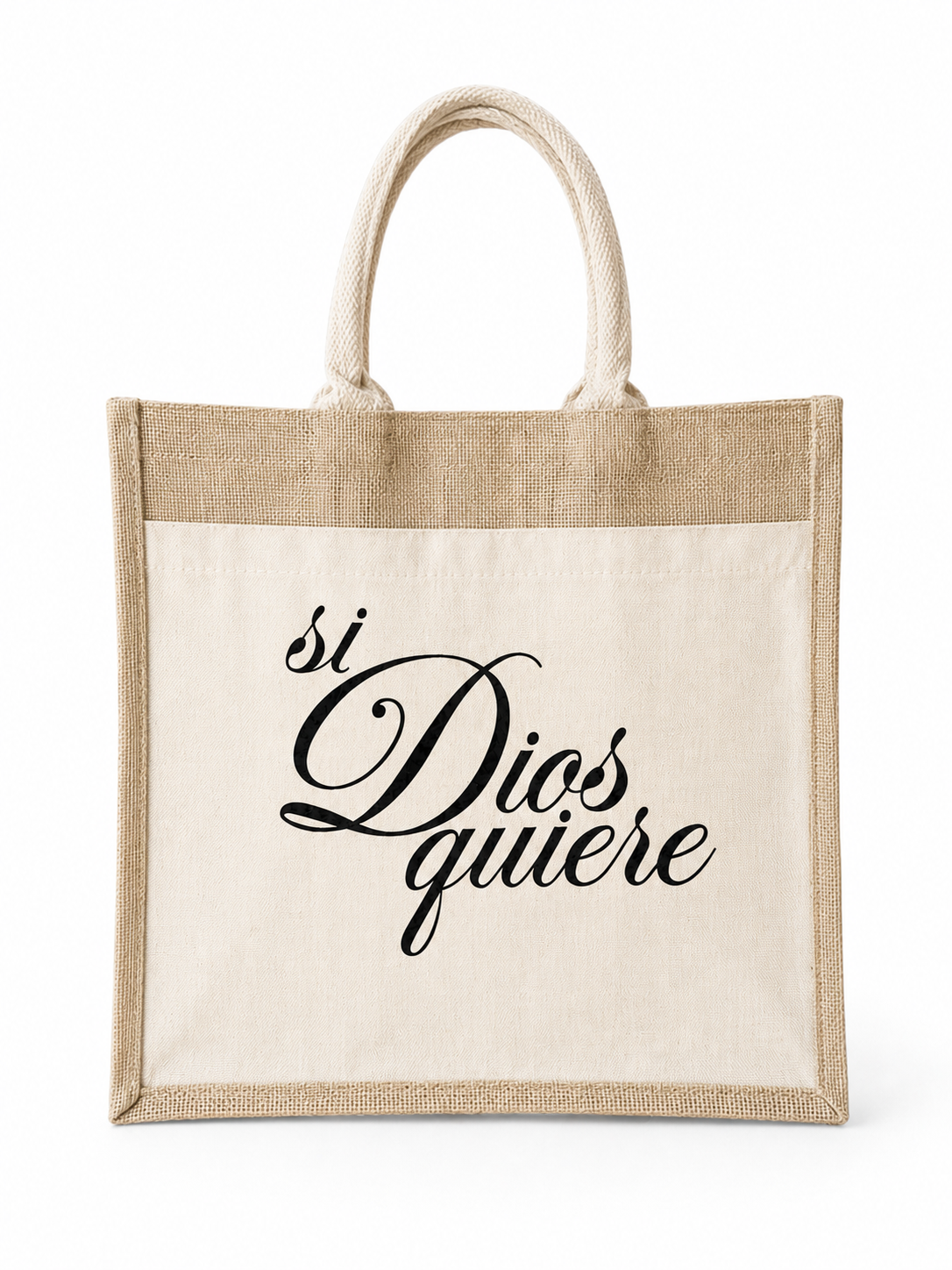 SI DIOS QUIERE TOTE BAG [script]